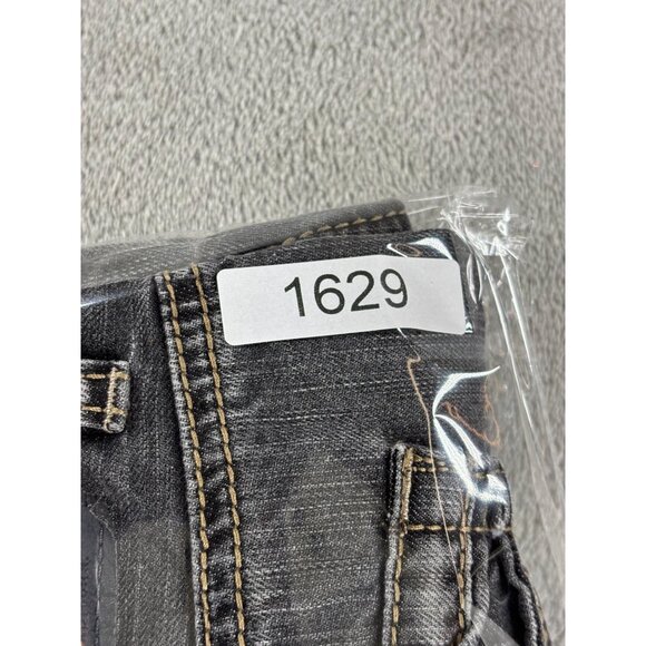 Mens Axel Relaxed Straight Jeans W36 L30 Gray Denim - Picture 8 of 8